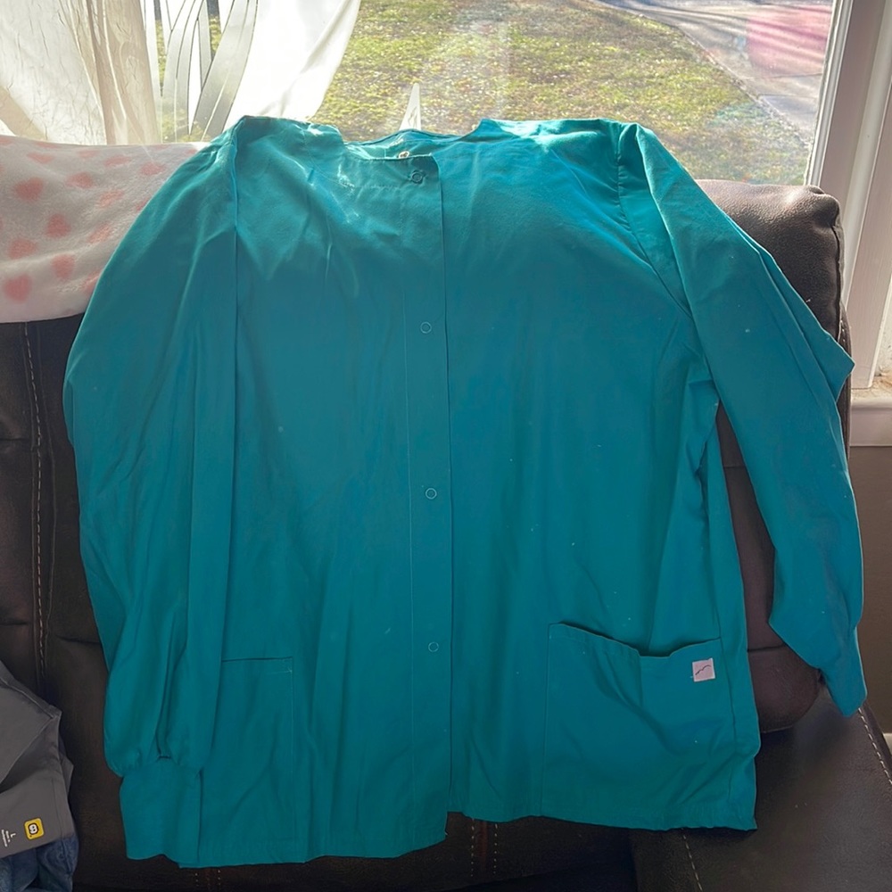 Womens L Butter Soft Scrub Jacket